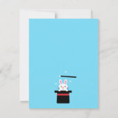 Kinder magiër-feestdagen kaart (Achterkant)