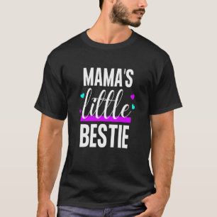 Kinder mama's kleine beest hartigt het meisje t-shirt