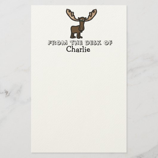 Kinder mazen, aangepast briefpapier (Voorkant)