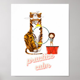 Kinder Meditatie Kunst Poster