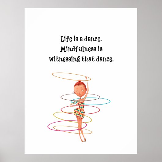 Kinder Meditation Art Poster (Voorkant)