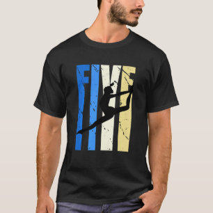 Kinder meisjes gymnastiek 5e verjaardag voor gymna t-shirt
