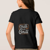 Kinder meisjes jongens mode design T-shirts (Achterkant)