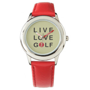 Kinder mensen houden van golfhorloge. horloge