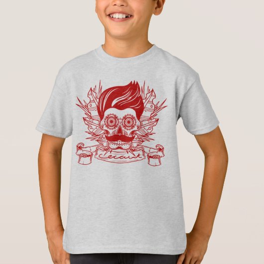Kinder Mexicaan (rood) T-shirt (Voorkant)