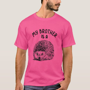Kinder Mijn broertje is een Hedgehog huisdier T-shirt