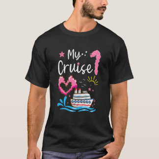 Kinder Mijn Eerste Cruise Meisjes Jongens Kinder V T-shirt