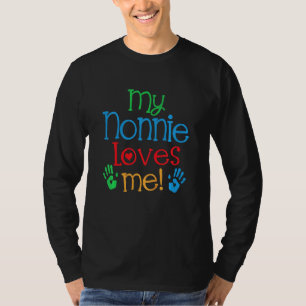 Kinder Mijn Nonnie Loves Me Kleinkind T-shirt
