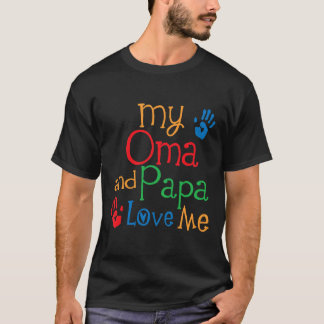 Kinder Mijn Oma en Papa Love me T-shirt