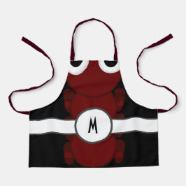 Kinder monogrammen Red Ant Apron Schort