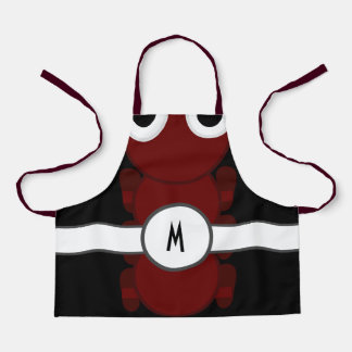 Kinder monogrammen Red Ant Apron Schort