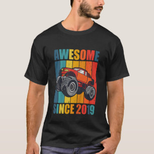 Kinder monster Truck 3rd Birthday Boy Geweldige si T-shirt
