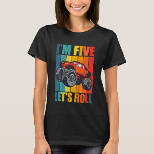 Kinder Monster Truck 5 jaar oude Jongen Monster Tr T-shirt