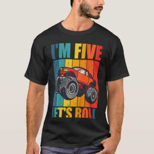 Kinder Monster Truck 5 jaar oude Jongen Monster Tr T-shirt