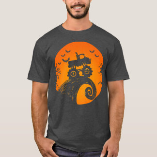 Kinder Monster Truck Bat Toddler Boys Halloween Co T-shirt