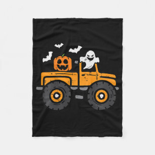 Kinder monster Truck Ghost Pumpkin Halloween Costu Fleece Deken