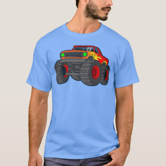 Kinder monster Truck Giant Vehicle Show Car Flams T-shirt