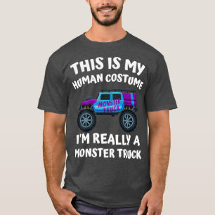 Kinder monster Truck Halloween Costume Toddler Boy T-shirt