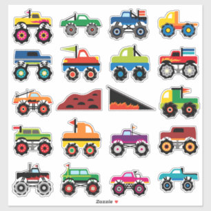 Kinder Monster Trucks Sticker
