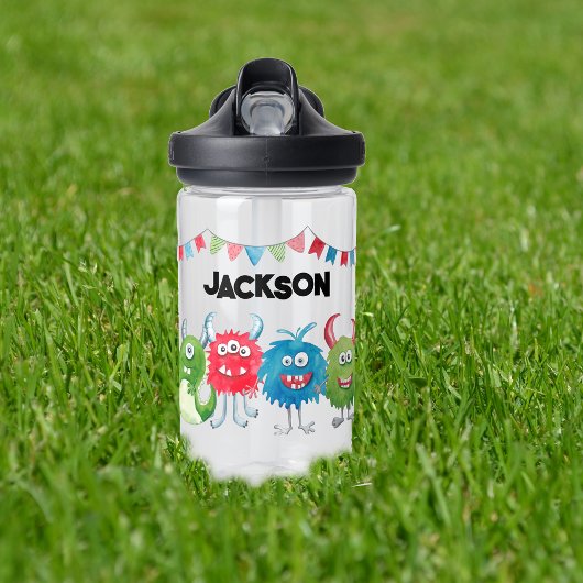 Kinder monsters foto waterfles