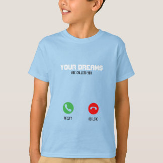 kinder motivatie woordjongen meisje tieners inspir t-shirt
