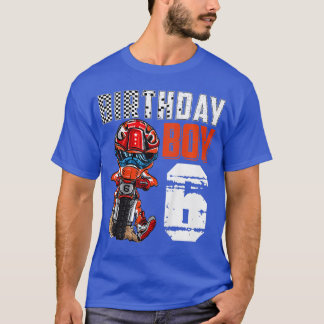 Kinder Motocross MX 6e Gift 6 jaar oude Dirt Bike T-shirt