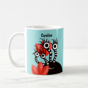 Kinder naam Kawaii Cute Monster Koffiemok