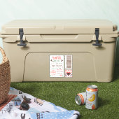 Kinder naam kerstkerstkerstkerstkerstkerstkerstman sticker (Koeler)