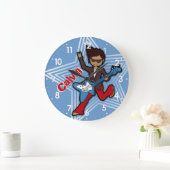 Kinder naam rockstar guitar boy klok (Huis)