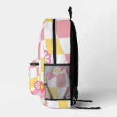 Kinder naam rugzak 70s groovy terug naar school (Rechts)