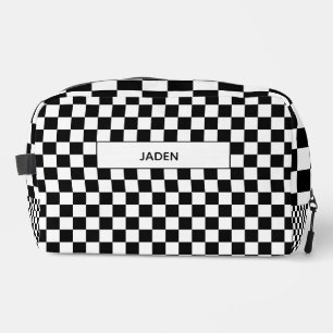 Kinder naam rugzak auto race terug naar school