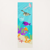 Kinder naam van kleurrijke Zeeen van de oceaan Yogamat (Voorkant)