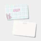 Kinder naamtags badge (Voor- en achterkant)