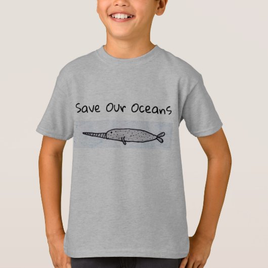 kinder Narwhal T-shirt (Voorkant)