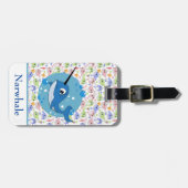 Kinder Narwhale Bagagelabel (Voorkant horizontaal)