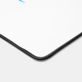 Kinder nautische bootkapitein gepersonaliseerd bureaumat (Hoek)