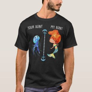 Kinder niece Nephew tante BFF Mermaid Au T-shirt
