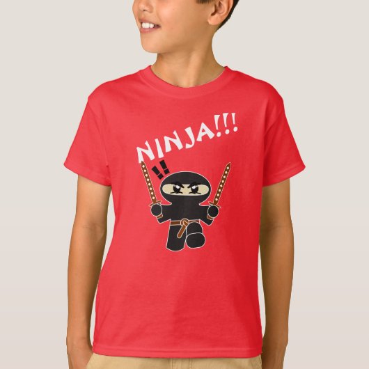Kinder Ninja T-Shirt (Voorkant)
