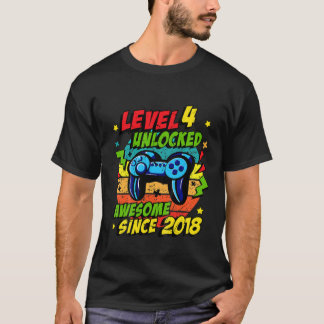 Kinder niveau 4 Onvergrendelde Geweldige game van  T-shirt