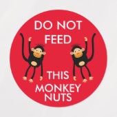 Kinder Noten Allergie Waarschuwing Labels (Design 2)