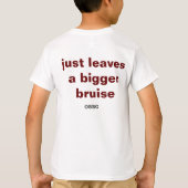 KINDER Nothin soft over softball T-shirt (Achterkant)