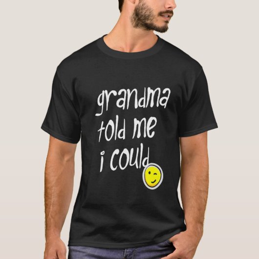 Kinder OMA ZEI DAT IK oma trots kon maken T-shirt (Voorkant)