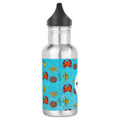 Kinder onderwater personaliseren met vis waterfles  (Links)