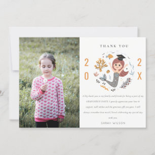 Kinder onderwater Zeemeermin foto voorschoolse Afs Bedankkaart