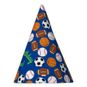 Kinder ongeval bij sportpartij feesthoedjes (Rechts)