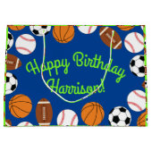 Kinder ongeval bij sportpartij groot cadeauzakje (Voorkant)