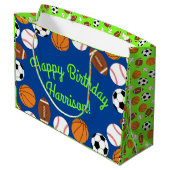 Kinder ongeval bij sportpartij groot cadeauzakje (Achterkant Gekanteld)