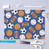 Kinder ongeval bij sportpartij tissuepapier (Craft)