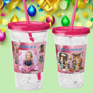 Kinder op Halloween Acryl Tumbler verjaardagscadea Drinkbeker