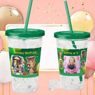 Kinder op Halloween Acryl Tumbler verjaardagscadea Drinkbeker
